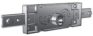 Art. S2110020KA SERRATURA PER SERRANDE AVVOLGIBILI cilindro tondo di sicurezza