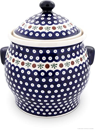 Bunzlauer Keramik Kartoffeltopf/Mehrzwecktopf/Keramiktopf 5 Liter Dekor 41