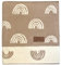 DIKOS® Babydecke Regenbögen (beige braun) - 100% Bio Baumwolle - GOTS Zertifiziert – Strickdecke Neugeborenen Decke Baby Mädchen Junge Kuscheldecke Erstausstattung Geschenk zur Geburt