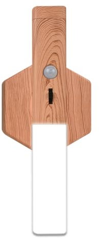 MiOYOOW 3 in 1 - Lampada da parete magnetica senza fili, illuminazione a LED, torcia in ABS, luce bianca/calda, per camera da letto, soggiorno, corridoio, scale