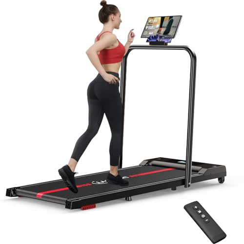 YUMBOT Tapis Roulant Elettrico Salvaspazio,Treadmill Pieghevole Professionale,massimo 12 km/h con Inclinazione,Motore 2.5HP Potente,Schermo LED,Ultra Silenzioso,Ideale per Casa e Ufficio