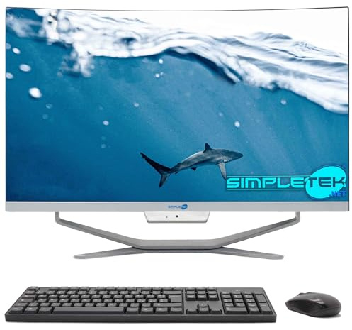 SIMPLETEK - Ordenador All-in-One 24 Full HD | G460 CPU | Windows 11 Professional | 4GB RAM | SSD 120GB