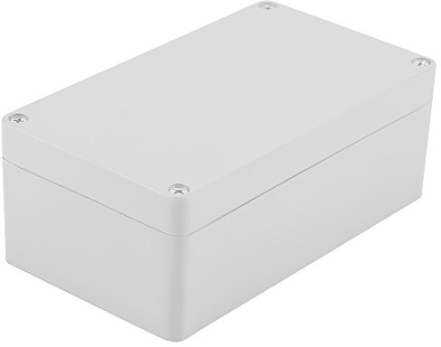 Akozon Kopplingsdosa, vattentätt ABS projektfodral IP65 instrumenthölje för kabelanslutning, kopplingsdosa, DIY plastlåda kraftkopplingsbox (158 x 90 x 60 mm)