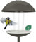WILDLIFE FRIEND Bird Feeder Hanging Station, Squirrel Proof Bird Feeder, 141 cm Stick, Ideal for Small Birds, Heavy Duty Metal, Robust & Easy Clean, Dark Grey
