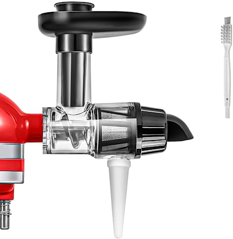 Ladavi - Exprimidor para todos los modelos KitchenAid, batidoras de soporte, alto rendimiento de jugo para verduras y frutas, negro (no incluye máquina/mezcladora)