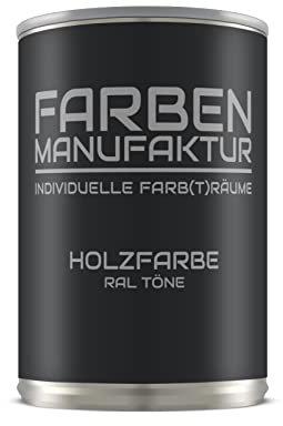 Kopie: Farben Manufaktur Holzfarbe Wetterschutzfarbe Holzlack Holzschutzlack Holzdecklack RAL 2/5L, Farbe: farblos, Größe: 5L