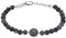 Diesel Herrenarmband Beads Achat schwarz, DX1464040