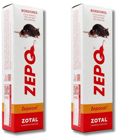 Pack x2 Pegamento Cola para Trampas de Pegamento para Cazar Ratones y Ratas y Otros Insectos Rastreros 135 GR | Muy EFECTIVA | No Venenosa | Fácil Aplicación en Cartón o Madera | Nexum Market