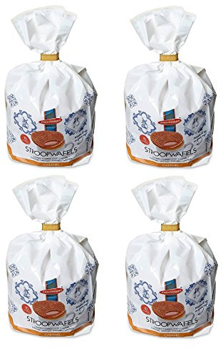 Stroopwafels 290g 10 Pack - Caramel Wafers Waffles Biscuits Stroopwafels Daelmans (Pack of 4)