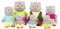 Li’l Woodzeez Big Famileez – McHoot Owl Family – 7pc Toy Set with Miniature Animal Figurines – Animal Toys and Accessories for Kids Age 3+