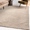 Impression Wohnzimmerteppich - Hochwertiger Öko-Tex zertifizierter Flächenteppich - Solid Color Teppich Beige - Größe 120x170