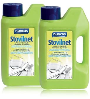 Nuncas Italia S.P.A. Stovilnet Lavastoviglie Detersivo in Polvere, 1.2 Kg (Confezione da 2)