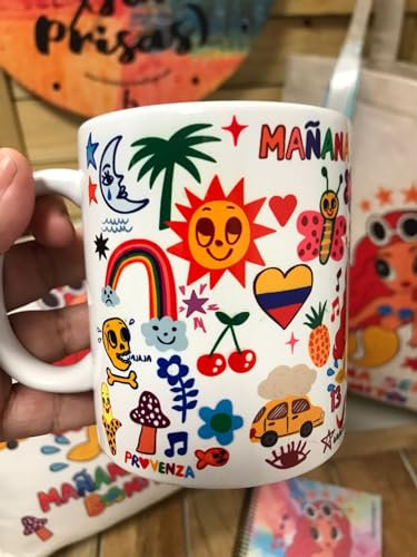 Taza Mañana será másBonito. Original. Diseños propios. Personalizados. Karol G