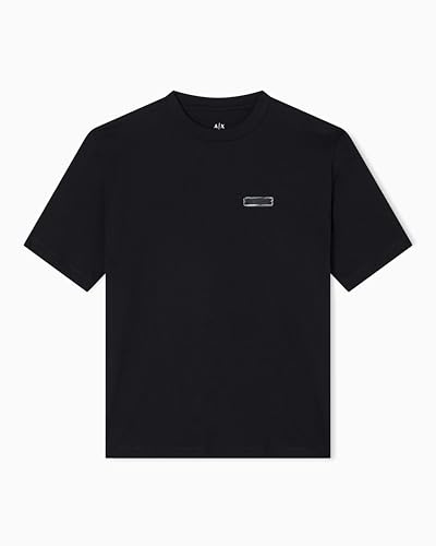 Armani Exchange Men's Short Sleeve Regular fit Back Logo T-Shirt Black L