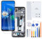 H&LYCYJ Display Bildschirm für Xiaomi Mi 10t 5G/Mi 10t Pro 5G M2007J3SY LCD Bildschirm Ersatz Assembly kit（Schwarz mit Rahmen）