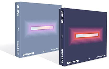 Enhypen Border : Day One 1st Mini Album Dusk Version CD+136p PhotoBook+Clear Story Cover+1p Bookmark+2p PhotoCard+1p PostCard+Tracking Sealed
