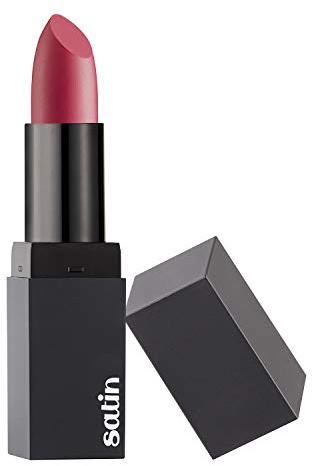 Barry M Cosmetics Hydrating Satin Dark Pink Lip Paint Infused With Vitimin E, Lustring, deep pink