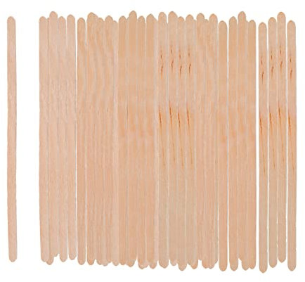 PARENCE - Ensemble de 100 Touillettes en Bois Naturel pour Café : agitateur - Écologiques et Polyvalentes - Maison et Extérieur
