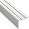 SOTECH 3 Stück Treppenprofil 1000 x 25 x 18 mm, selbstklebend, silber eloxiert, Übergangsprofil aus Aluminium für Laminat, Fliesen, Parkett uvm.