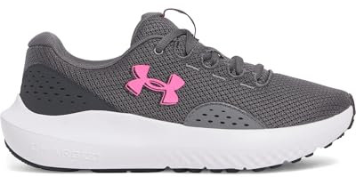 Under Armour Damen Ua W Charged Surge 4 Laufschuhe, Castlerock Anthracite Aero Pink, 40.5 EU