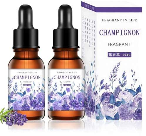 2 unidades de aceite esencial de lavanda, aceites esenciales de lavanda, 10 ml, aceites aromáticos para difusor, humidificador, relajación, fabricación de velas, masaje, baño