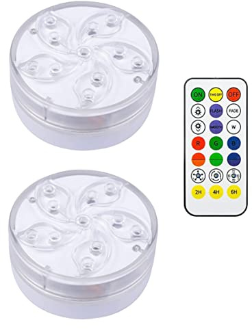Toddmomy Lampe LED Submersible pour Piscine Étanche Et Compacte pour Aquarium Et Bassin