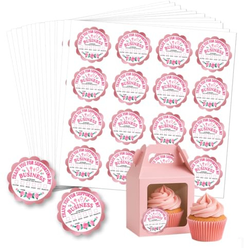 GOMAKERER 320pcs Autocollant D'Avertissement D'Allergène Étiquettes Alerte D'Allergie Alimentaire Étiquettes Roses pour Allergènes Étiquettes Rondes et Étanches pour Restaurants Cuisines Boulangeries