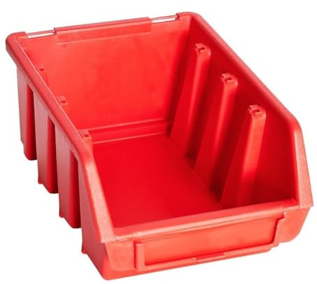 Lumanois Kit Contenitori 29 pz con Pannelli a Parete Rosso e Nero, Articoli di ferramenta,Accessori ferramenta,Conservazione/Ordine Attrezzi,Armadietti per Attrezzi, 4.13kg-146283