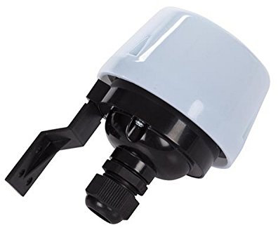 Perel E301LS Interrupteur crépusculaire Noir, Blanc