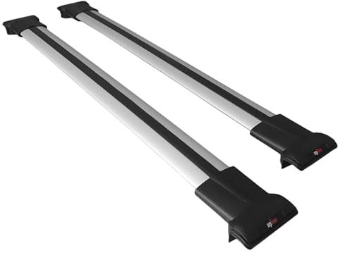 RE&AR Tuning Per Dacia Duster 2018-2022 Barre Portatutto Portapacchi Barre Tetto FLY Modella GRIGIO