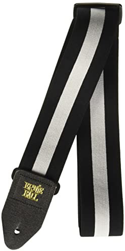 Ernie Ball Gitarrengurt Stretch Comfort, weiß (Racer White), 2.5 cm