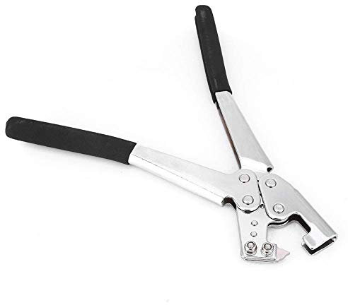 OITTo Piegatore per perni Professionale, Fissaggio in Acciaio per Chiglia da Lavoro Pinza per crimpare perni per cartongesso per Chiglia da 0,5~0,8 mm (A), tronchesi