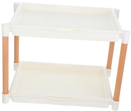 KONTONTY Vassoio Germinazione Doppio Fori A Rete Piastra per Coltivazione di Germogli E Microgreens Contenitore per Vivaio di Piante