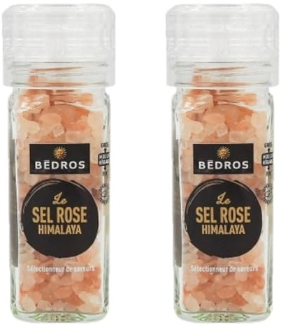 Lot 2x Sel rose d'Himalaya - Moulin 110g