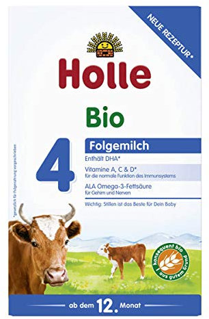 Holle - Bio-Folgemilch 4 - 0,6 kg - 3er Pack