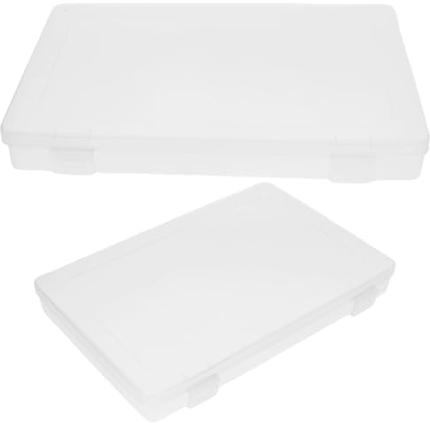 NUOBESTY 2pcs Scrapbook Magazine Covers Plastic Protector Magazine Protectors for Collectors Document Holder Birth Certificate Protector Plastic Paper Holder Pp Stationery Storage