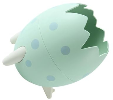 Zanthicia Dinosaure Oeuf Porte-Stylo léger Mignon boîte à Stylo cosmétique Maquillage Stockage détachable Organisateur Seau pour