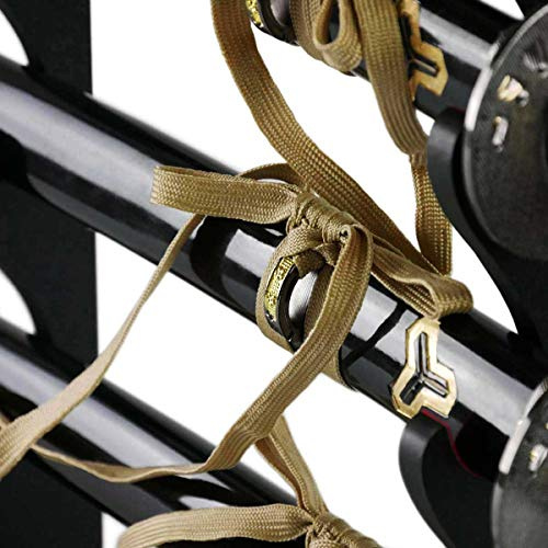 Kill Bill Schwertset Katana Wakizashi Tanto Schwertständer & Pflegezubehör
