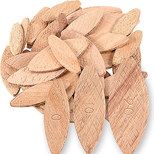 Yalikop Beechwood Joiner Biscuits Number 0, 10, 20 Wood Joining Woodworking Biscuits Assorted for Crafting Furniture Framing(150 Pieces)