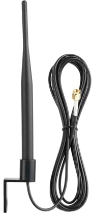 Superbat Outdoor 4G LTE antenn 5 dBi | RPSMA-kontakt, 3 m RG174 | skogsjaktantenn vattentät | Kompatibel med 4G-router, gateway, modem, hotspot, CPE, trail Cam, motorväg 4G-mottagning (bil/lastbil/RV)