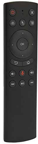 HUSHUI G20S Röstfjärrkontroll, Mottagare med 6-axligt Gyroskop, IR-inlärningsfunktion, Röstingång för TV-projektordator (G20S med gyroskop)