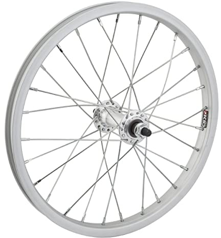 Wheel Master 16in Juvenile Front B/O 3/8inx100mm W/M Steel Rim Brake Silver