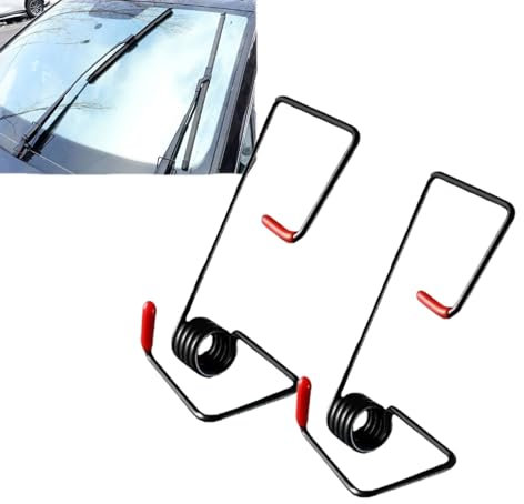 Scheibenwischerarm-Druckfederverstärker, Zusatz-Wischerarm-Druckfedersatz, Scheibenwischer-Spannfeder, Verbesserung der Wischerleistung, einfache Installation (2pcs)