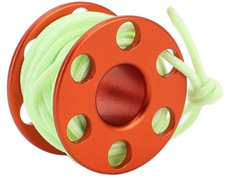 Oumefar Mini-Tauchseilrollen, Mini-Rollenanhänger, Tragbar, Antioxidativ, Langlebig, Leuchtend, Kreativ für Souvenirs (Orange)