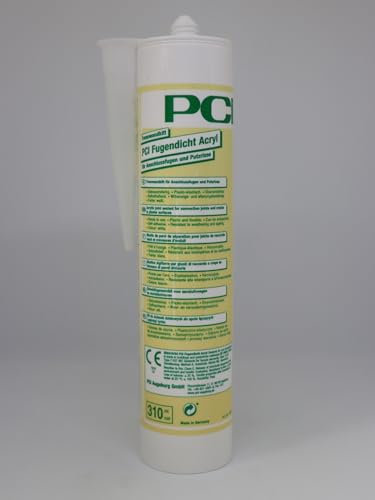 PCI Fugendicht 310 ml Weiß Acryl für Anschlussfugen und Putzrisse Trennwandkitt Sika