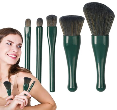 Makeupborstset för kvinnor | Ansiktskosmetika makeupborstset | professionell infällbar kosmetisk verktygsapplikator för Concealers rouge läppar löst pulver ögonskuggor foundation