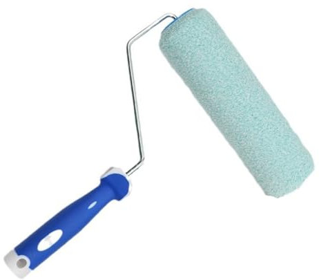 Rouleau en microfibre texturée de 22,9 cm, rouleau en fibre pelucheuse de 12/7 mm pour une distribution précise de la peinture au latex sur rouleau S