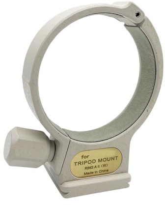 Adattatore per treppiede in alluminio con interno affollato per proteggere le superfici dell'obiettivo del collare dell'obiettivo della fotocamera