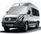Externe Thermo Scheibenabdeckung passend für Mercedes Sprinter 2019-2024, Luxus Silber Wrap Windschutzscheibenabdeckung, Faltbare Frontscheibenabdeckung Winter Sommer Scheibenfrostschutz Abdeckung