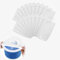 10 Stück Pool Skimmer Socken,Aquarium Filtersocken Skimmer,Fltereinsatz Skimmersocken,Wiederverwendbar Filterstrumpf,Filternetz Poolsocken,Schwimmbad Skimmernetz,Skimmerfilter für Pool Skimmer